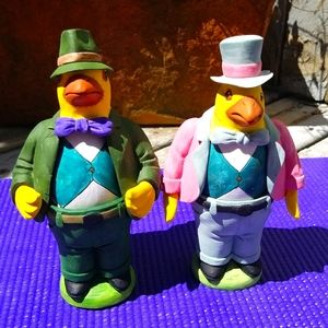 COPY 🇺🇦 Easter Egg Pals Collectible Vintage Set of 2 Collectible Rustic As Is